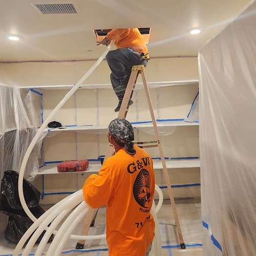 One-day whole home repipe service