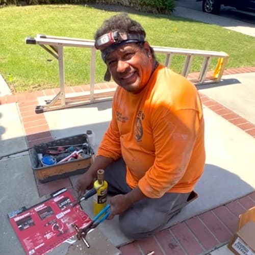 Full in-house home repipe team